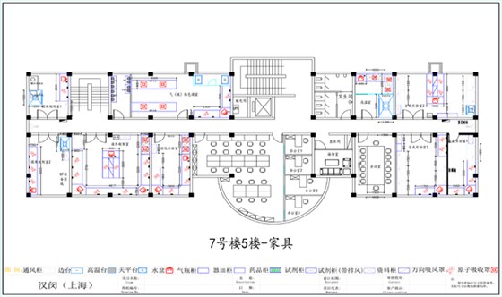 新農(nóng)化工-實驗室平面布局圖